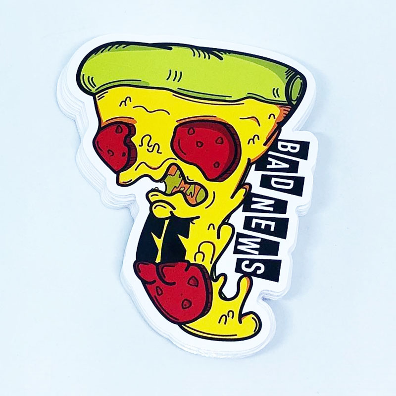 die cut non laminated stickers