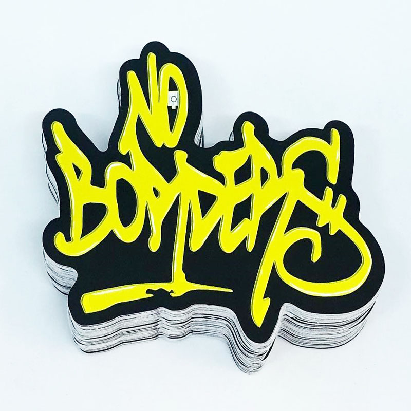 die cut non laminated stickers